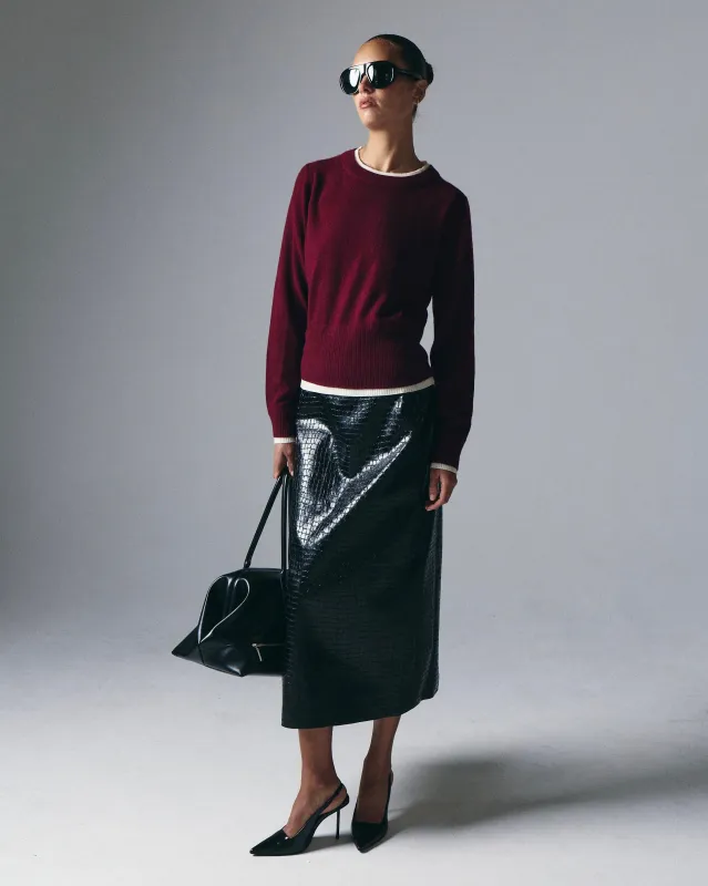 Tove Layered Cashmere Crewneck made by Artless Forever