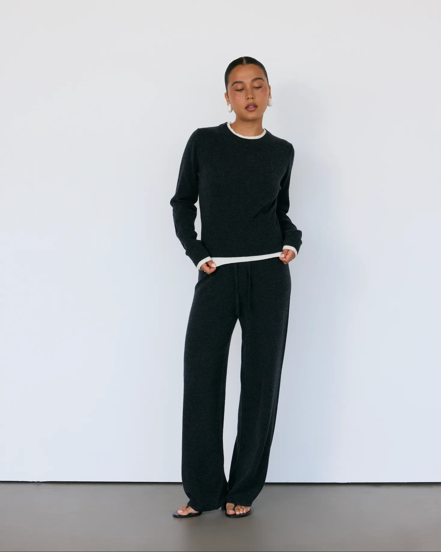 Tove Layered Cashmere Crewneck sold by Artless Forever product image thumbnail 4