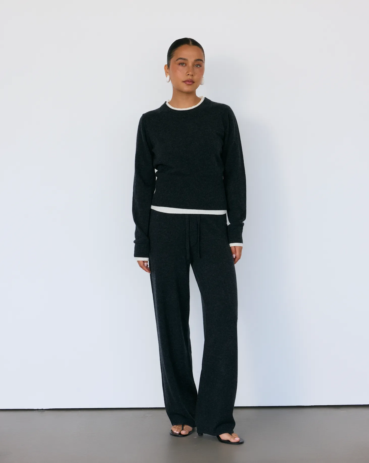 Tove Layered Cashmere Crewneck sold by Artless Forever product image thumbnail 2