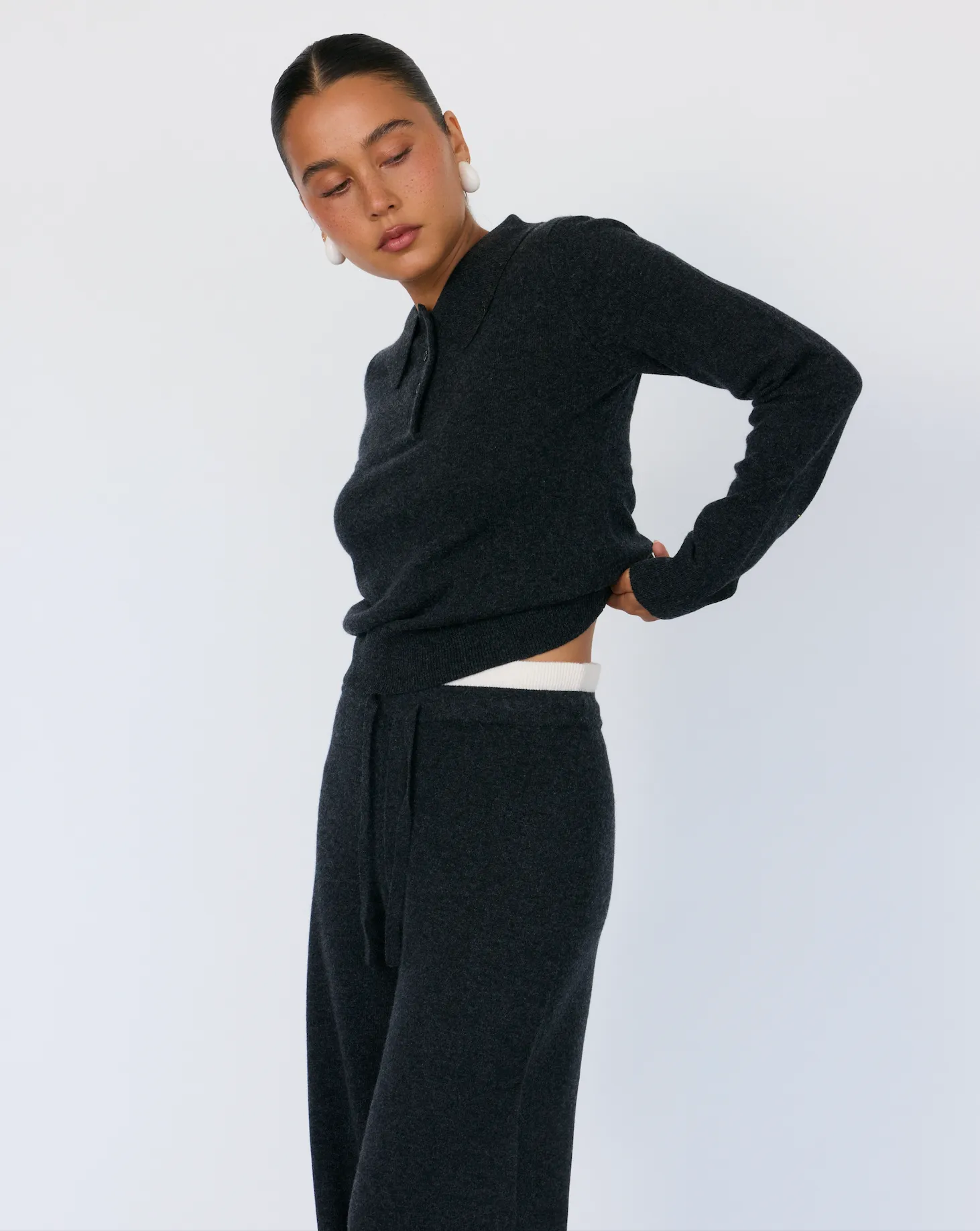 Tove Cashmere Polo sold by Artless Forever product image thumbnail 3