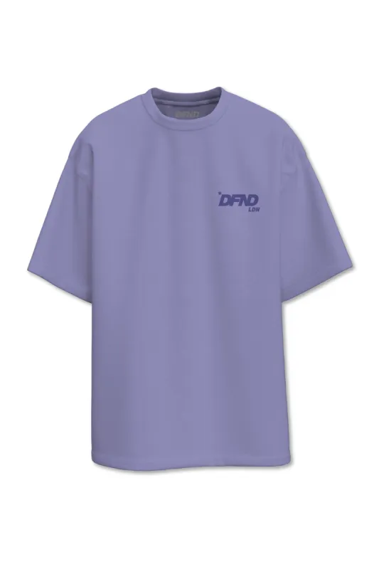 DFND LDN LOGO T-SHIRT - VIOLET sold by DFND