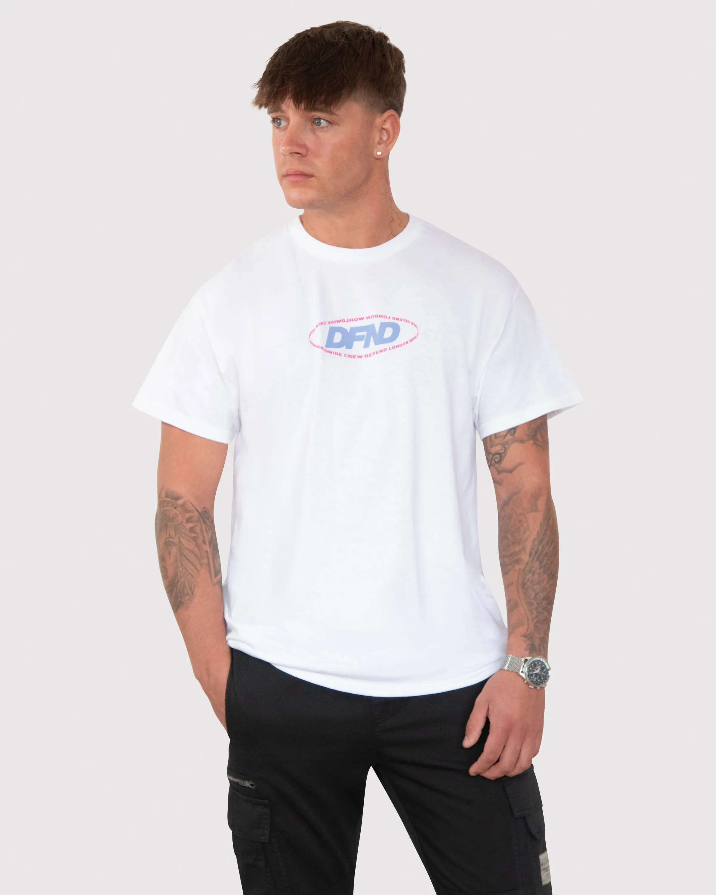 DFND CREW T-SHIRT - WHITE sold by DFND