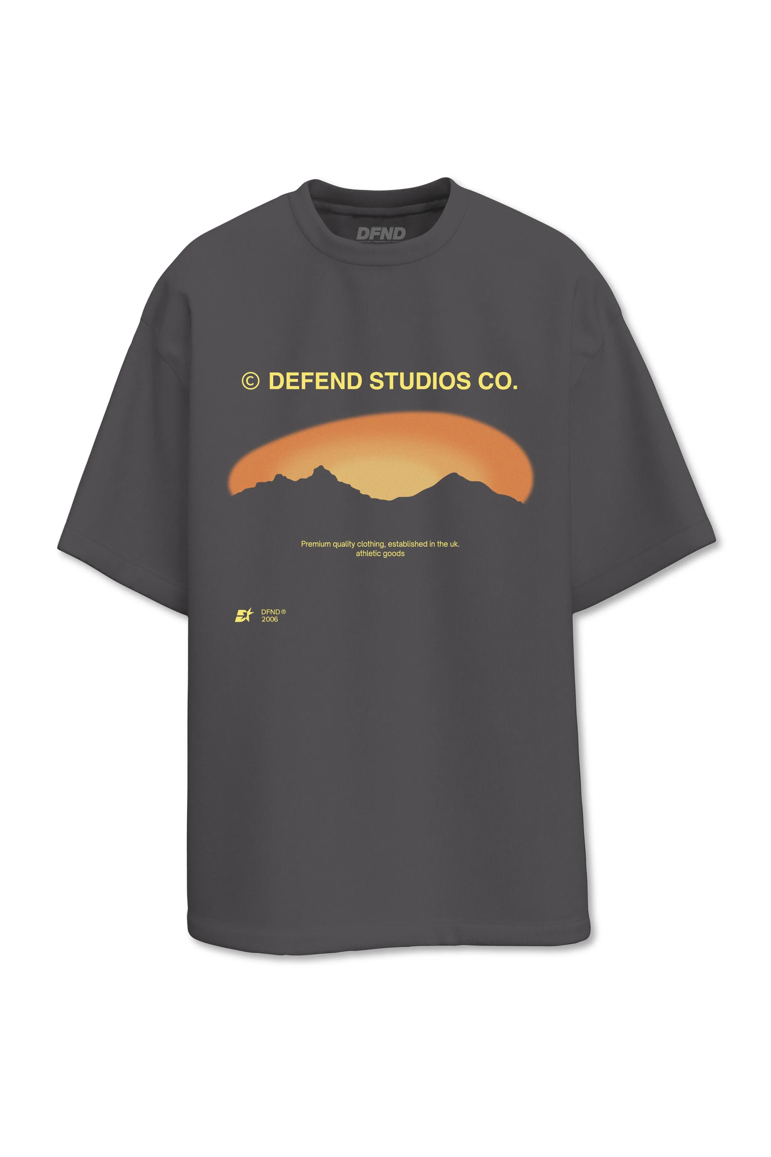 DFND SUN T-SHIRT - GREY sold by DFND product image thumbnail 2