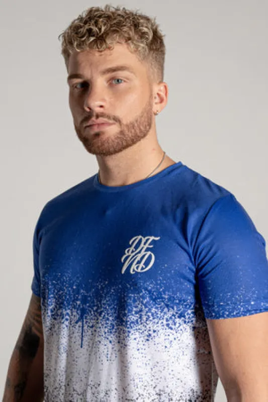 Triple Splat  Tee - Blue sold by DFND