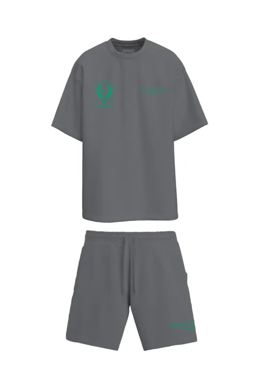 Embrace Shorts & Tee Set - Grey sold by DFND