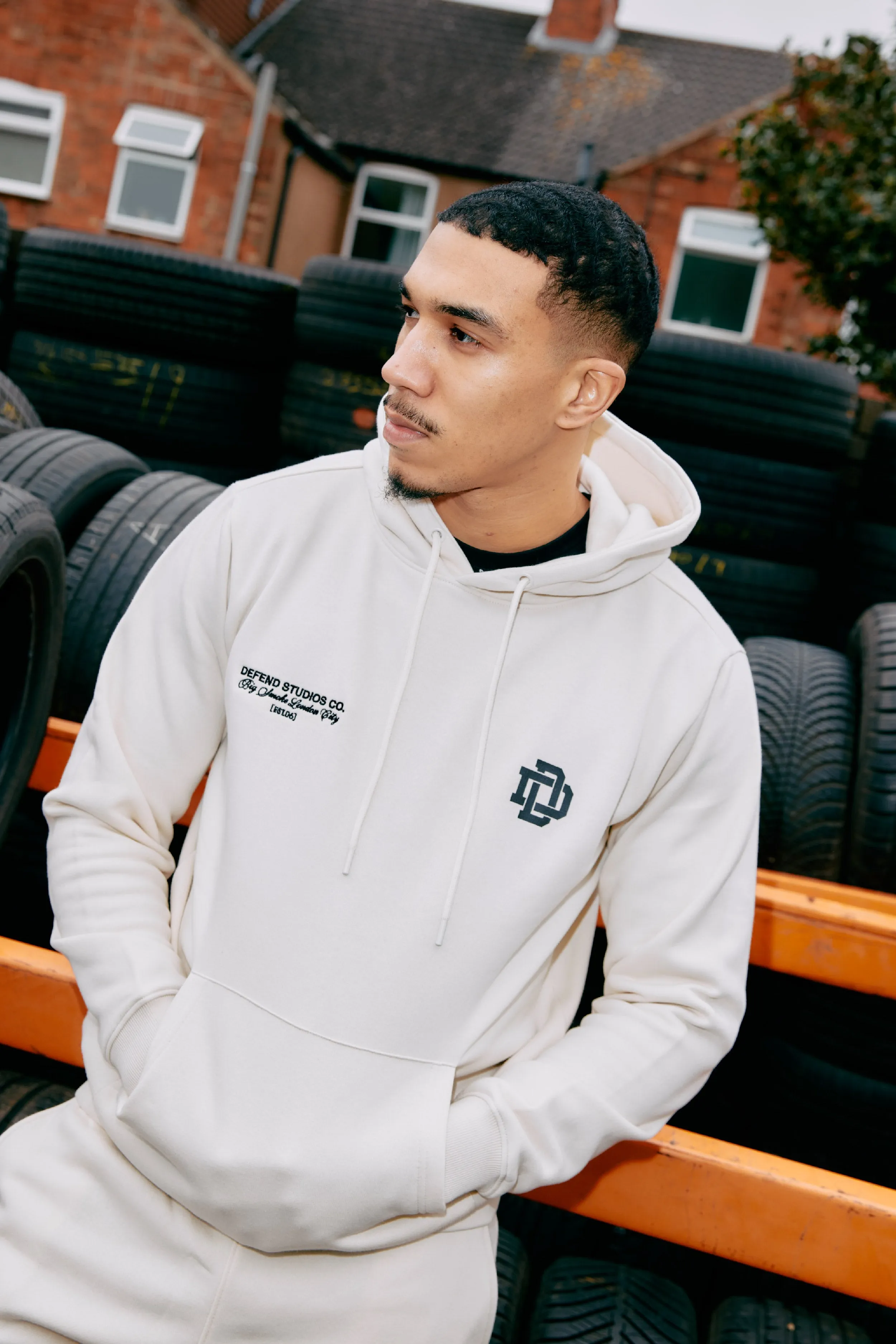 Chrome Hoodie and Jogger - Stone sold by DFND product image thumbnail 5