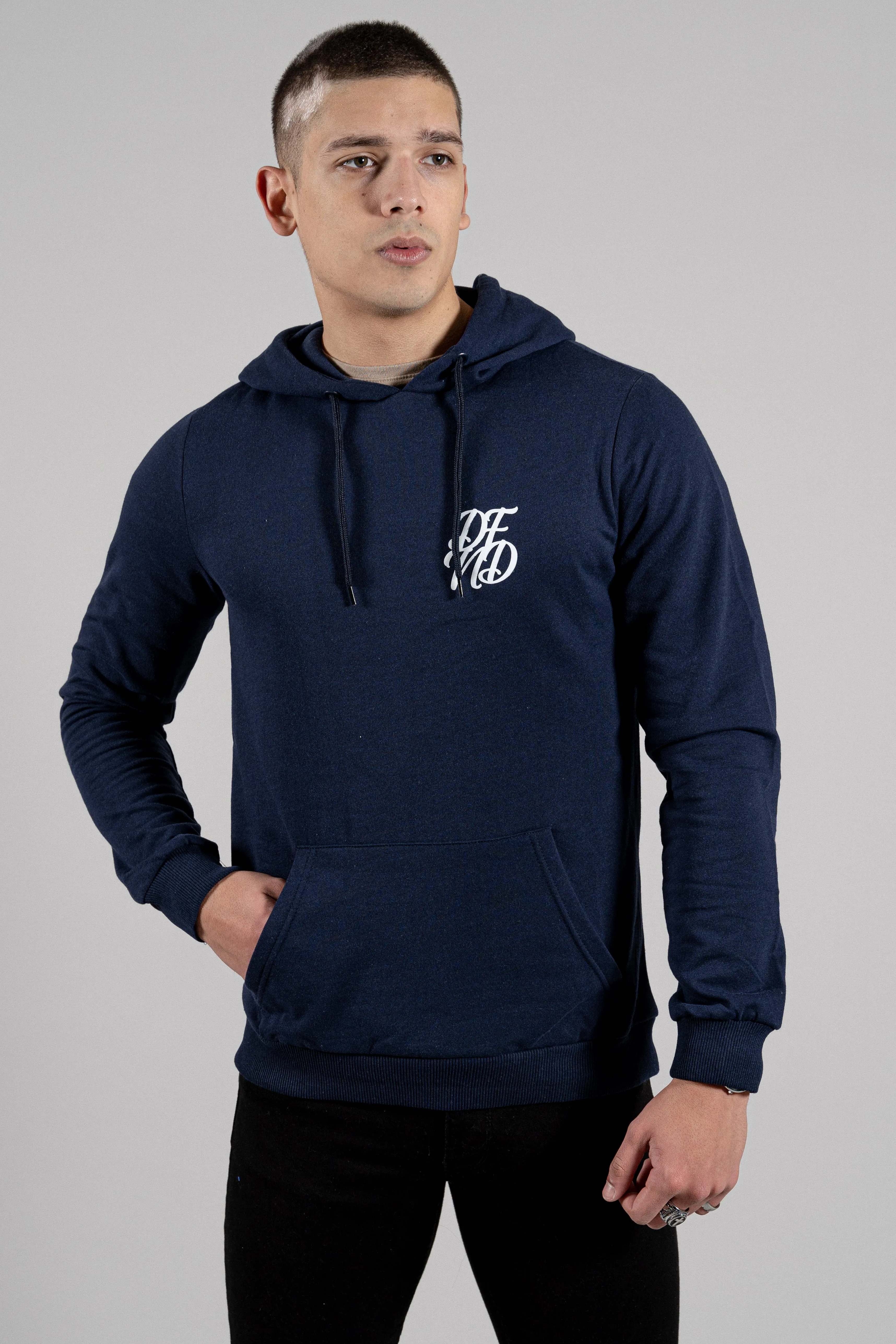 AMOS 2 PACK NAVY AND CHARCOAL HOODIE sold by DFND product image thumbnail 2