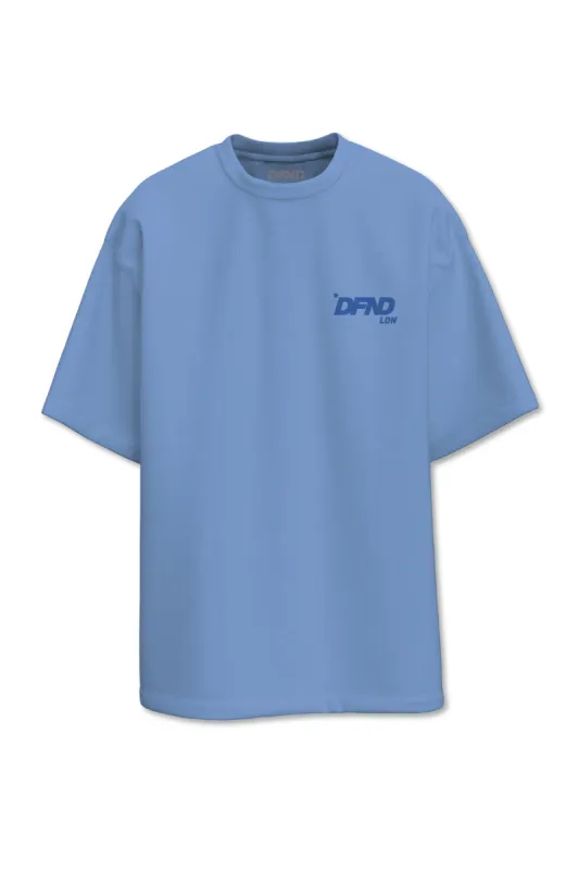 DFND LDN LOGO T-SHIRT - BLUE sold by DFND