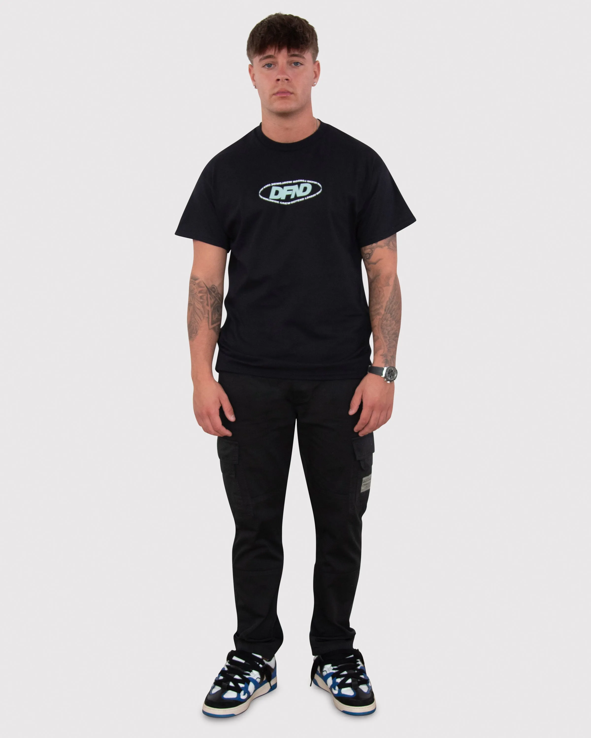 DFND CREW T-SHIRT - BLACK sold by DFND product image thumbnail 3