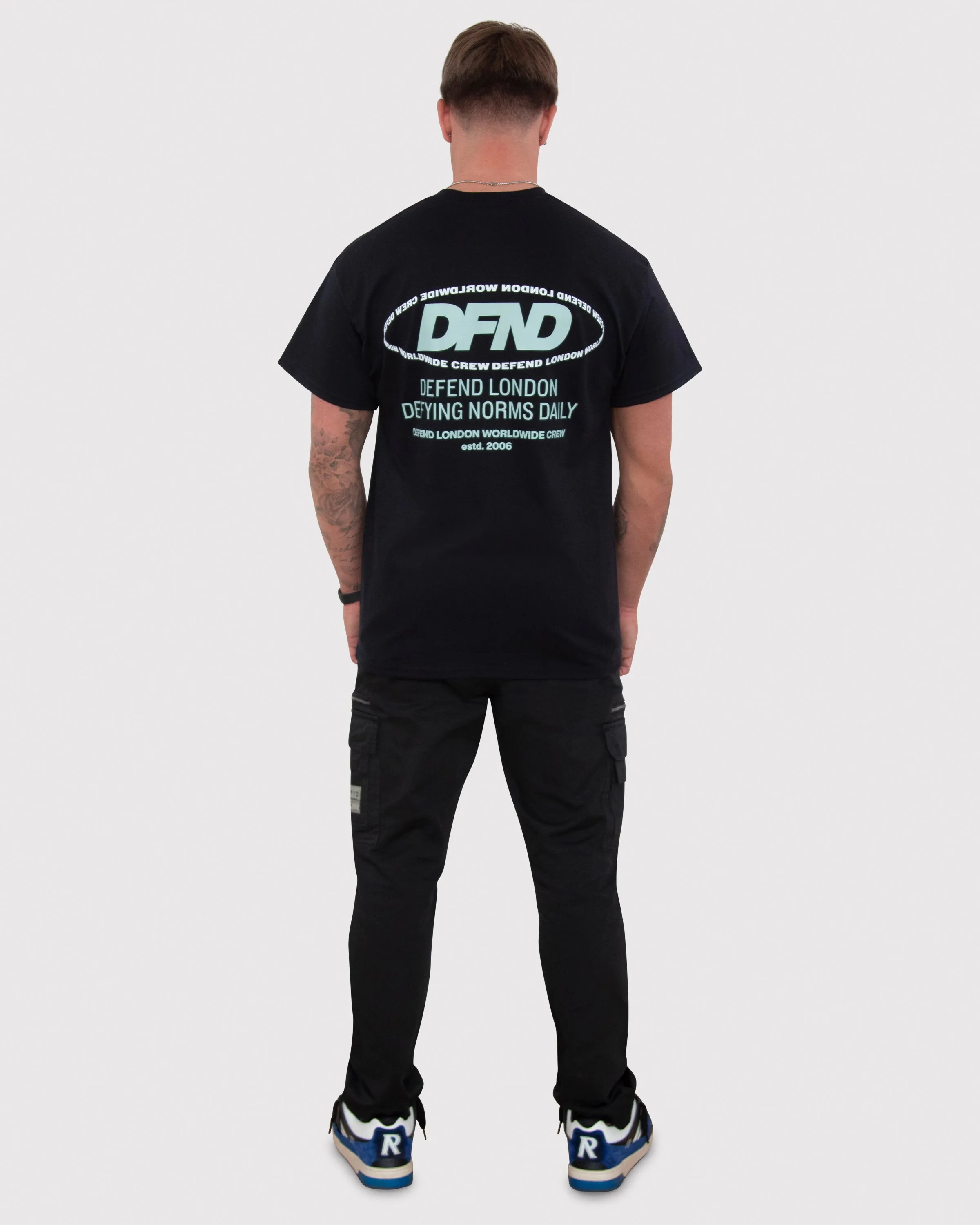 DFND CREW T-SHIRT - BLACK sold by DFND product image thumbnail 4