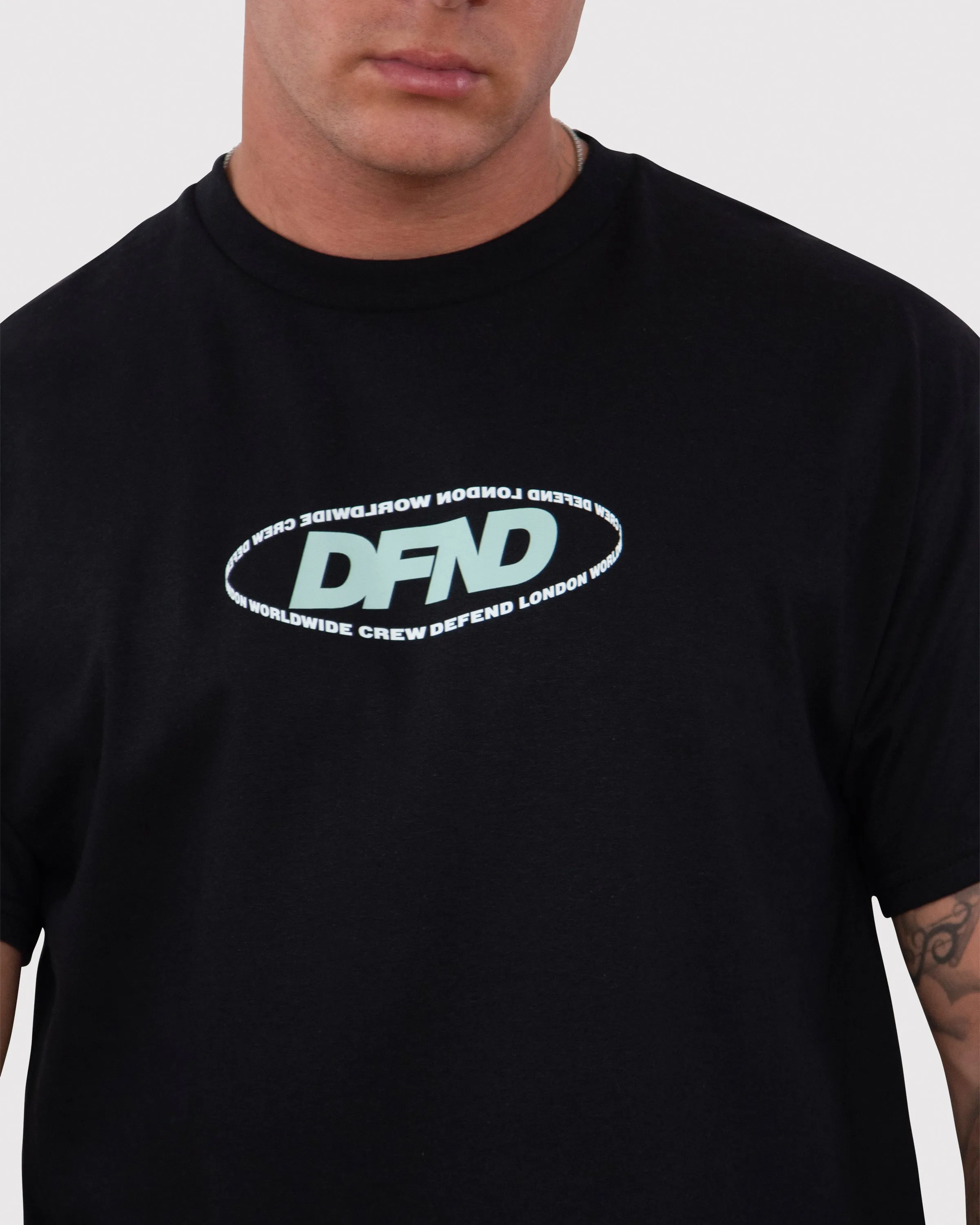 DFND CREW T-SHIRT - BLACK sold by DFND product image thumbnail 5