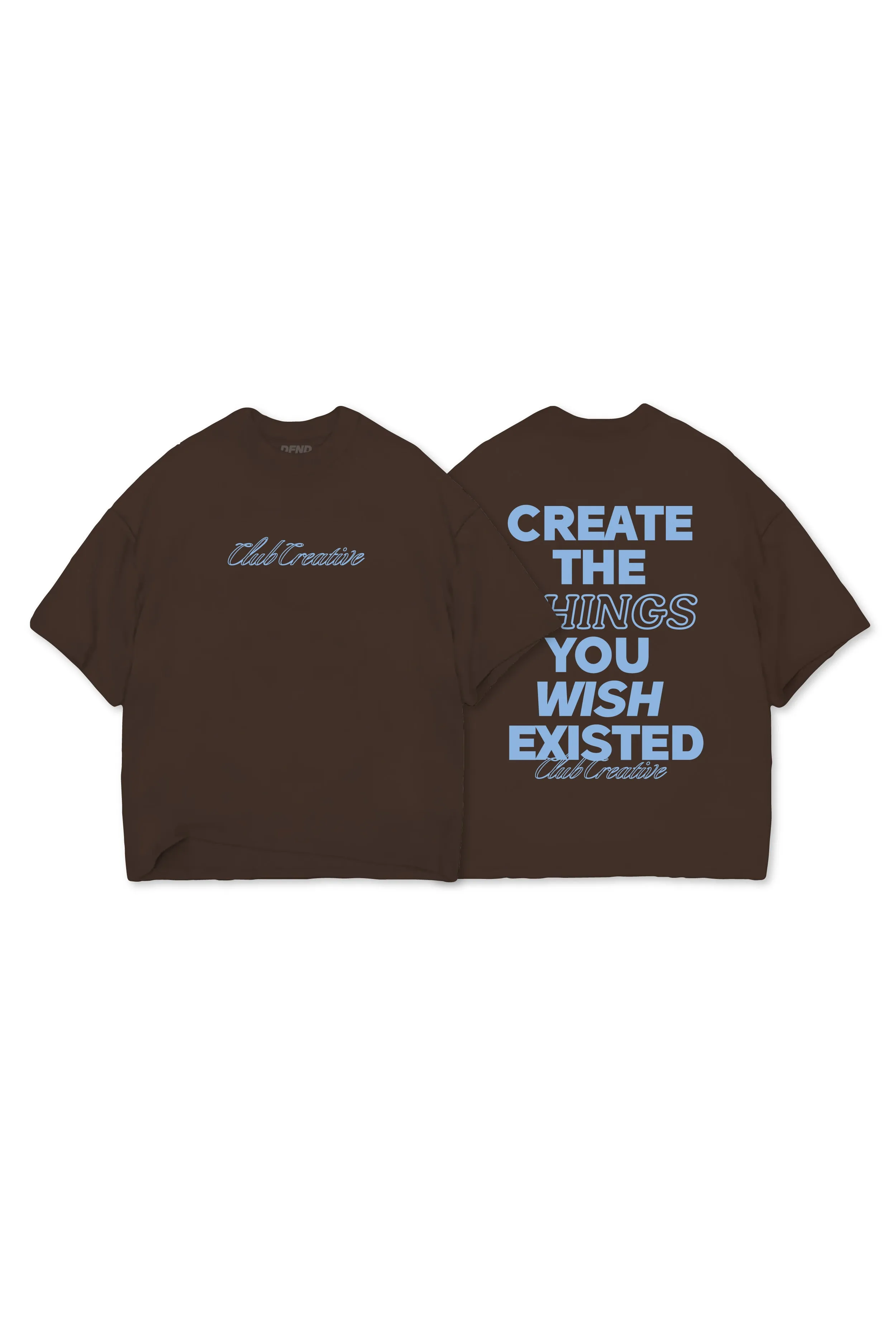 DFND CREATE T-SHIRT - BROWN sold by DFND