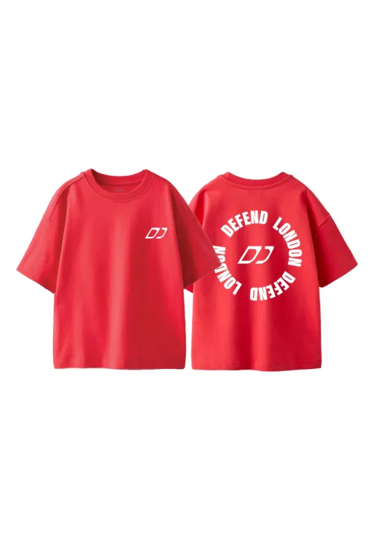 DFND MONOGRAM T-SHIRT - RED sold by DFND