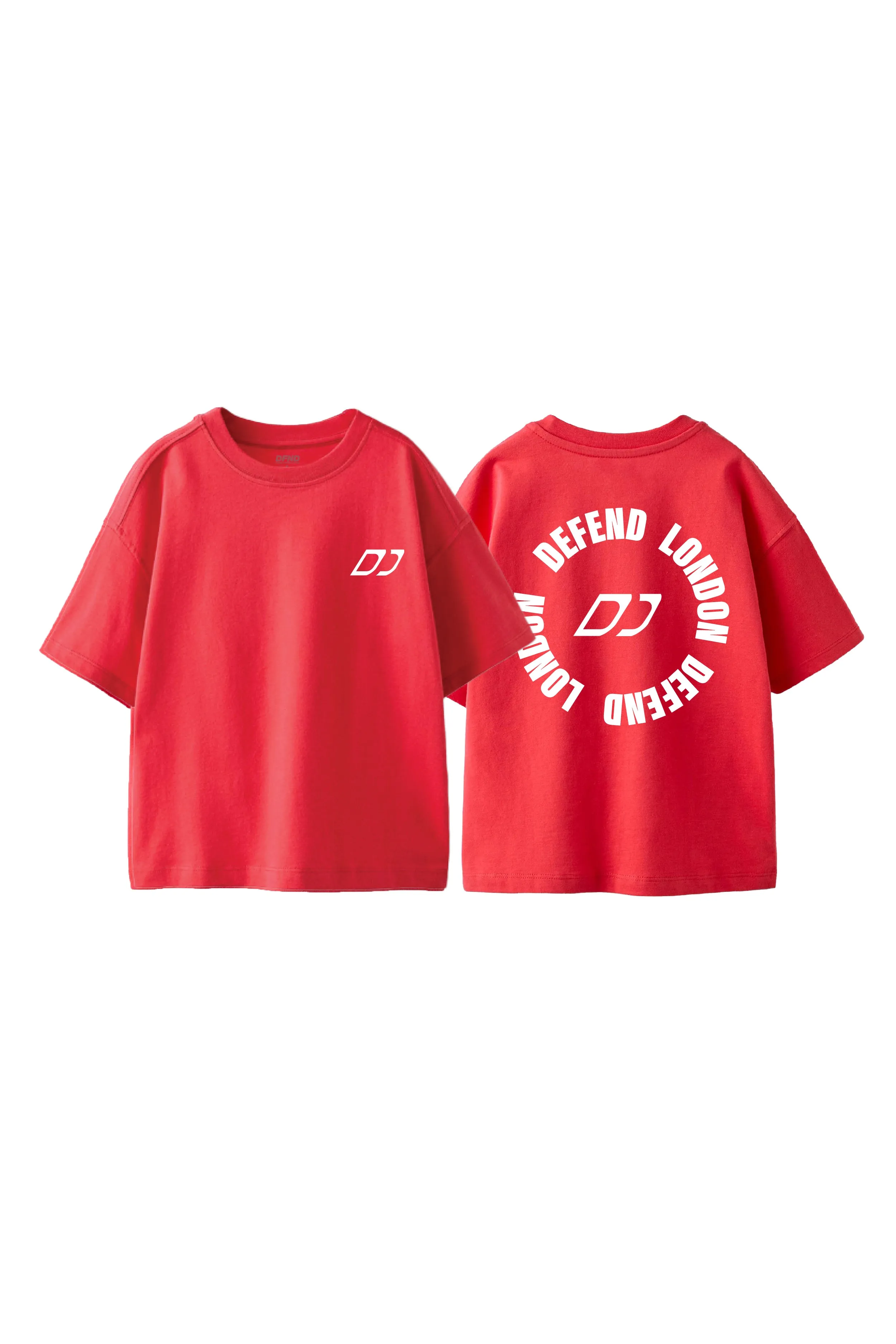 DFND MONOGRAM T-SHIRT - RED sold by DFND