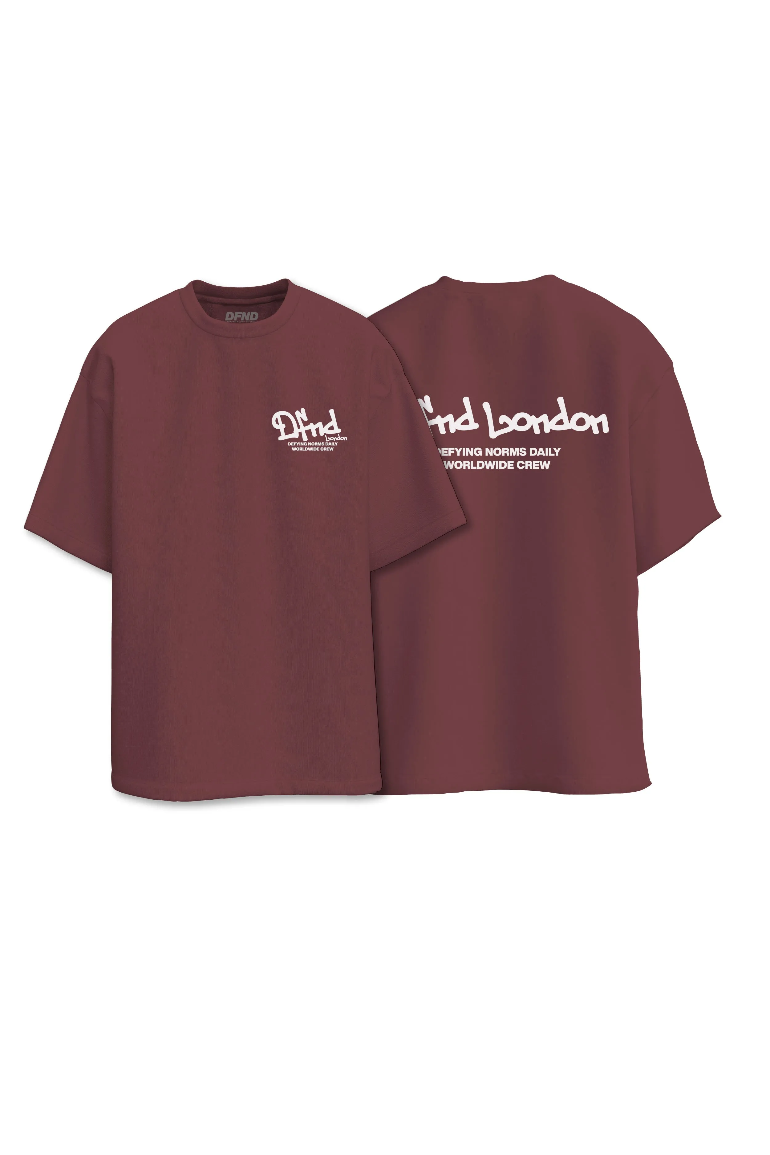 DFND SUBWAY T-SHIRT - MAROON sold by DFND