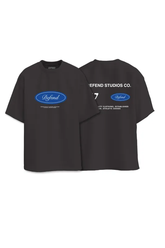 DFND BADGE LOGO T-SHIRT - BLACK sold by DFND