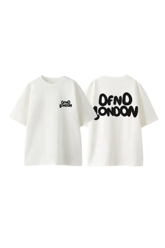 DFND LONDON BUBBLE T-SHIRT - WHITE sold by DFND