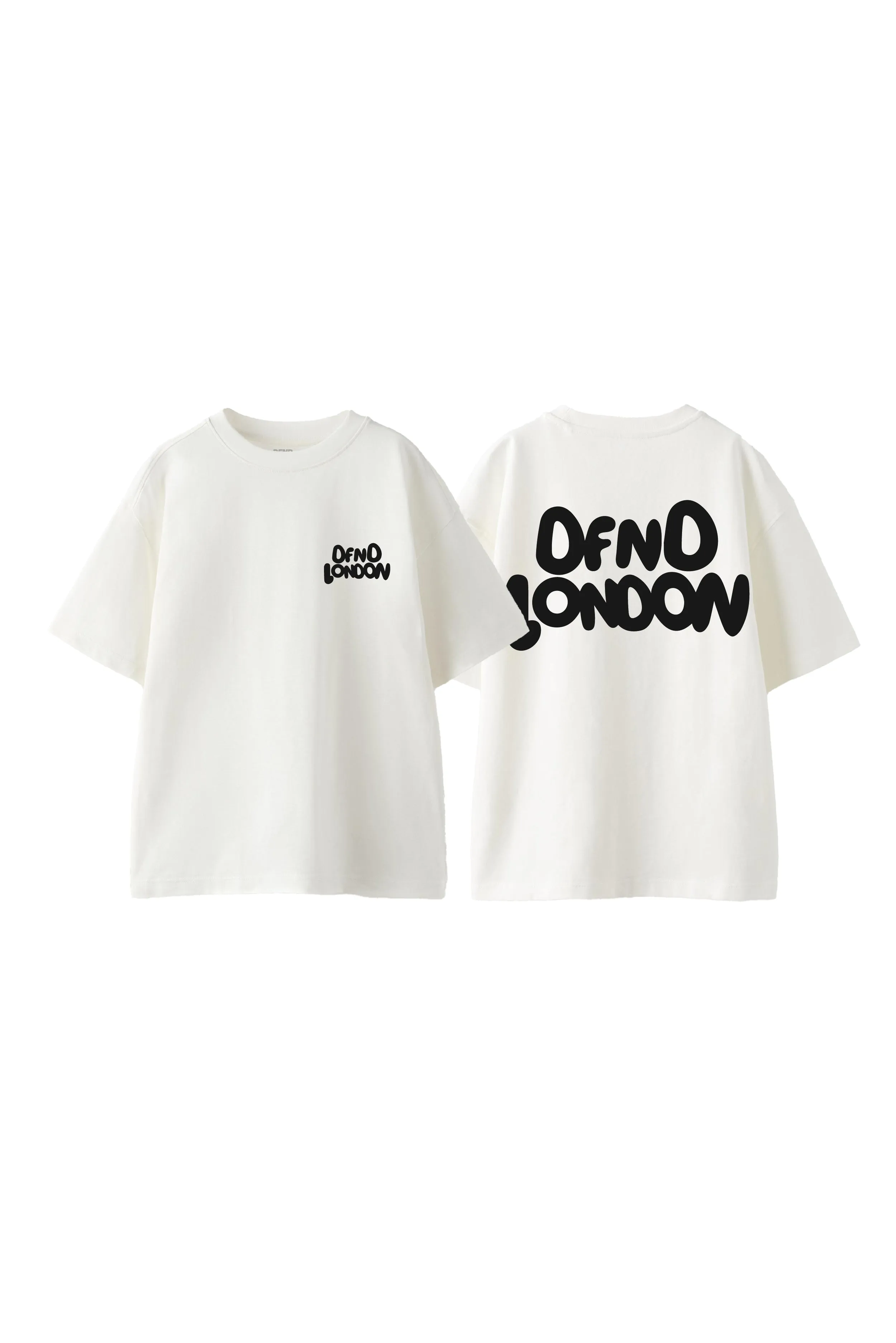 DFND LONDON BUBBLE T-SHIRT - WHITE sold by DFND