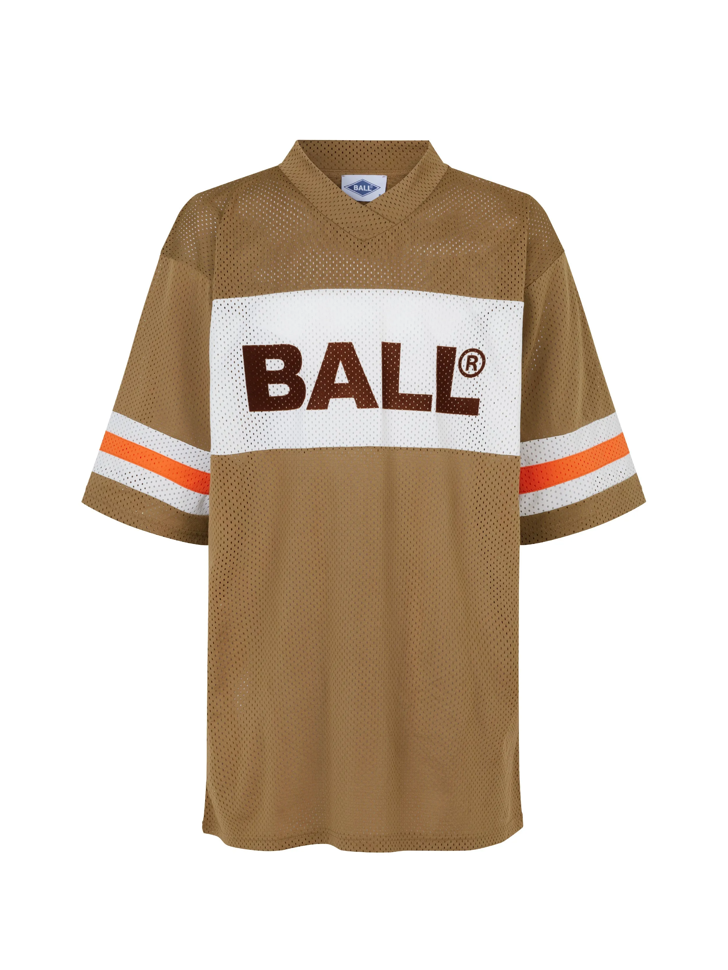 Ball Biggie Brown Mesh Tee sold by DFND product image thumbnail 2