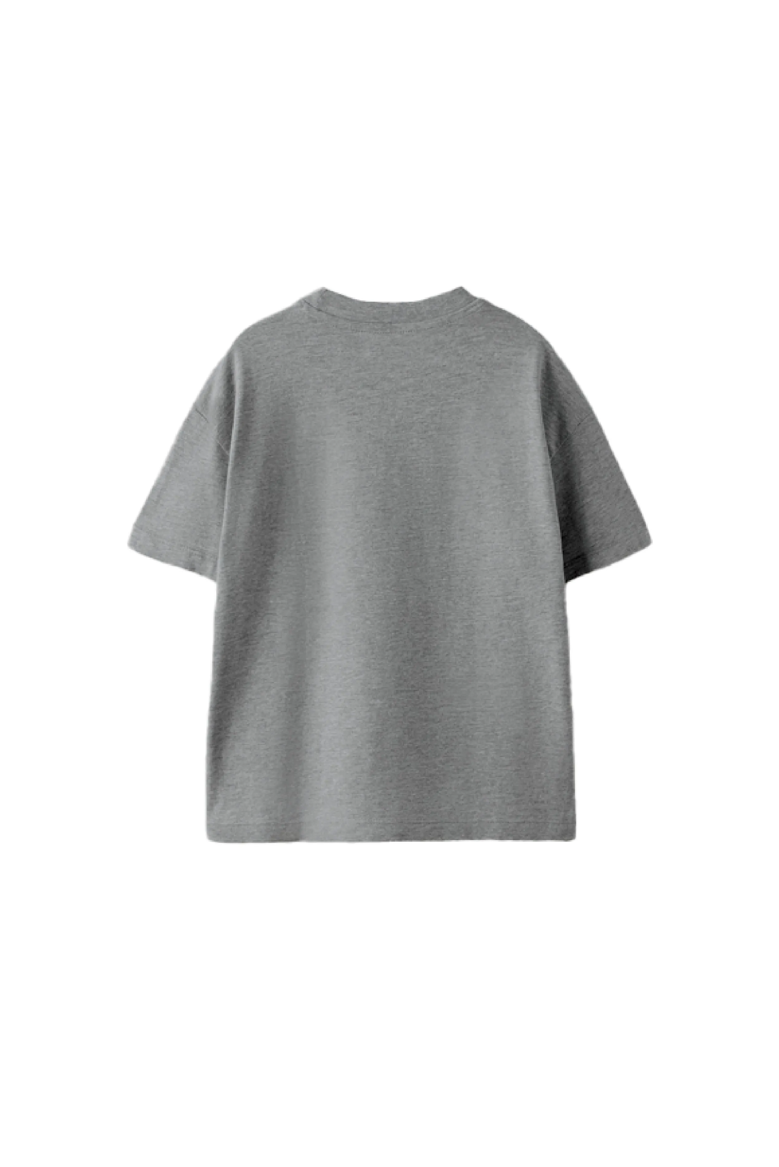 DEFEND CREST T-SHIRT - GREY MELANGE sold by DFND product image thumbnail 2