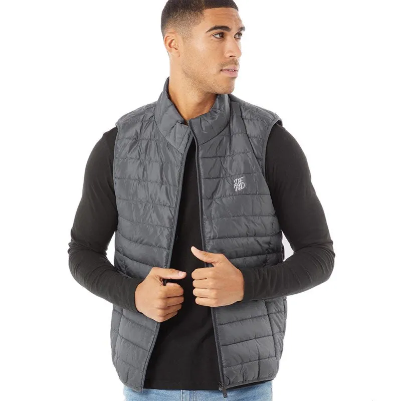 Edmund Gilet Jacket - Charcoal sold by DFND