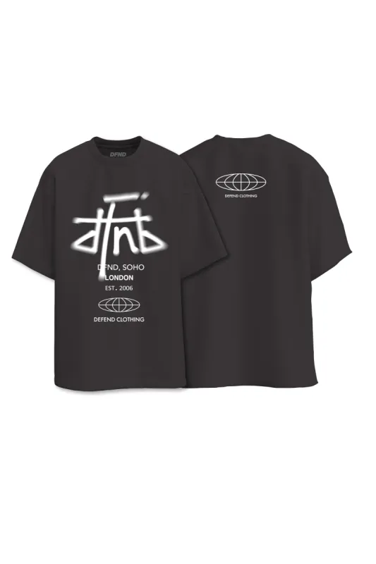 DFND SOHO OVERSIZED T-SHIRT - BLACK sold by DFND