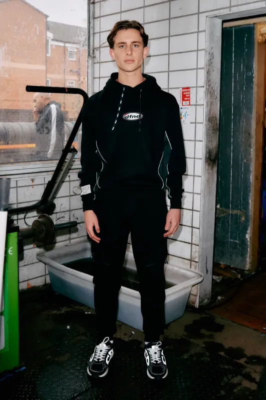 Race Hoodie - Black sold by DFND