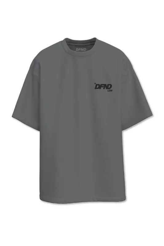 DFND LDN LOGO T-SHIRT - GREY sold by DFND