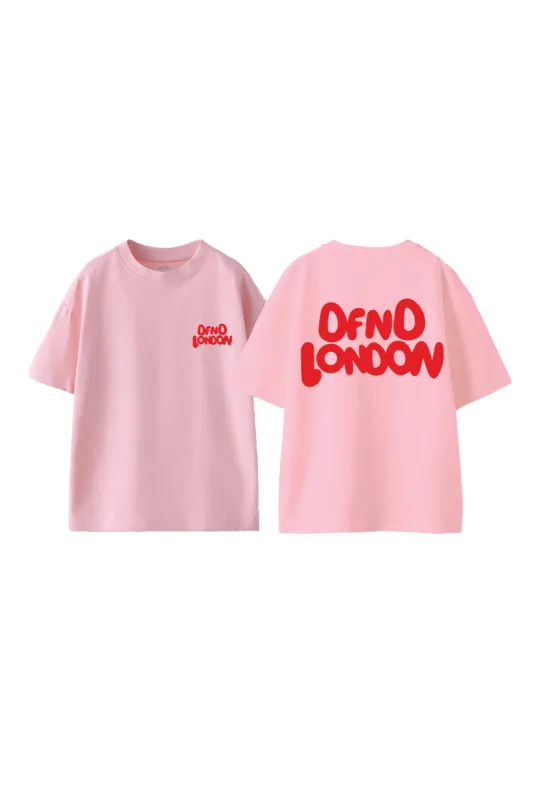 DFND LONDON BUBBLE T-SHIRT - PINK sold by DFND