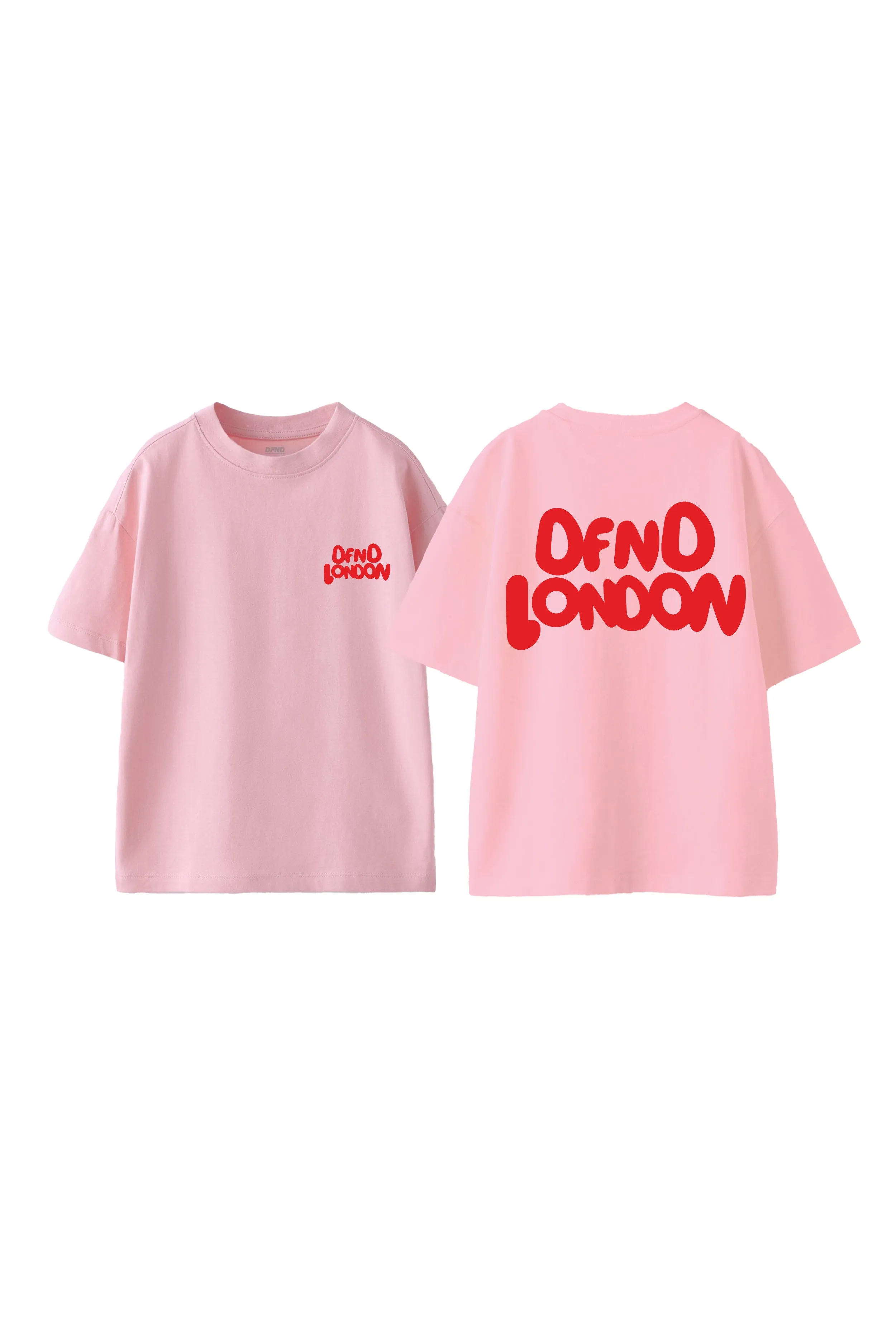 DFND LONDON BUBBLE T-SHIRT - PINK sold by DFND