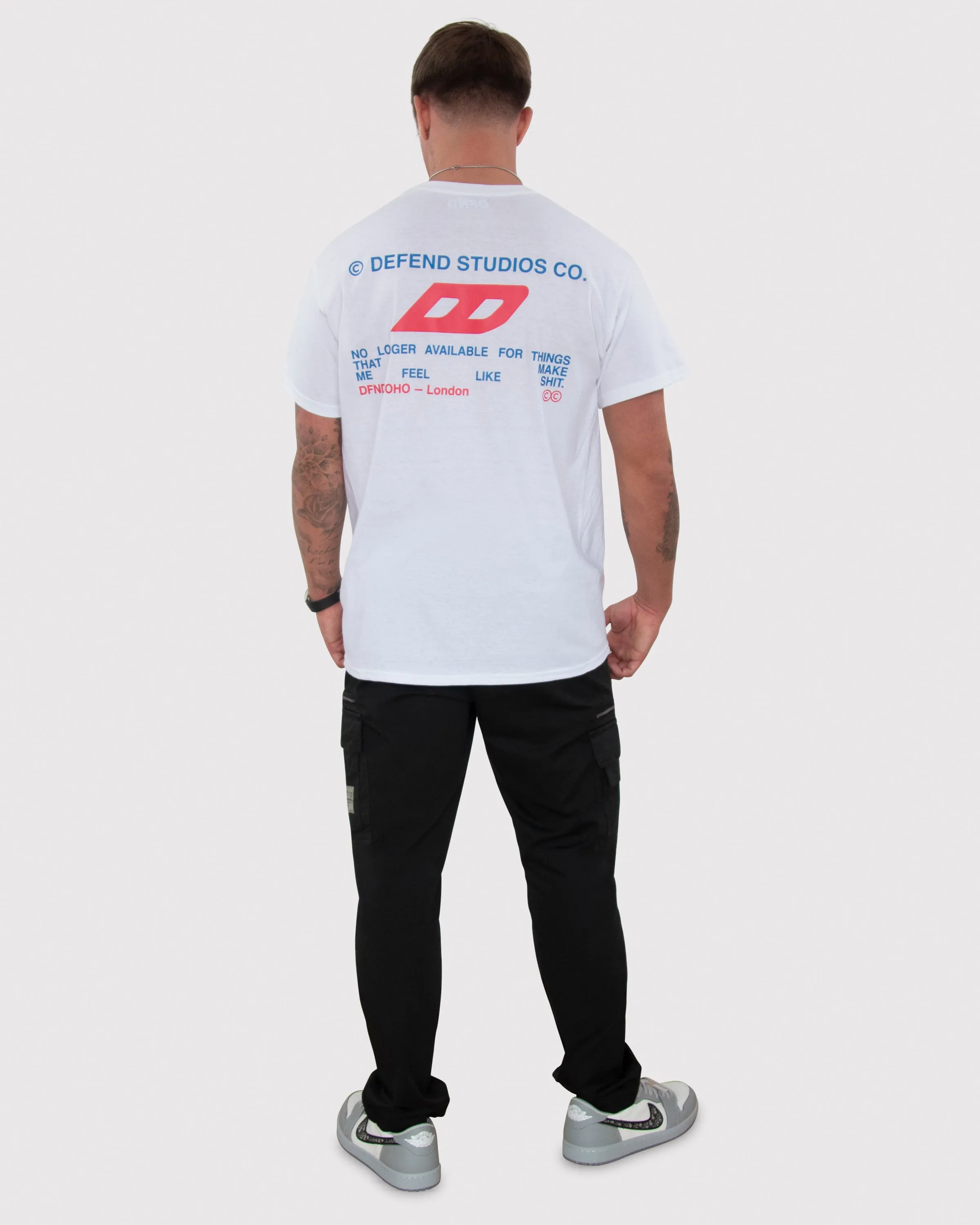 DFND THINGS T-SHIRT - WHITE sold by DFND product image thumbnail 4