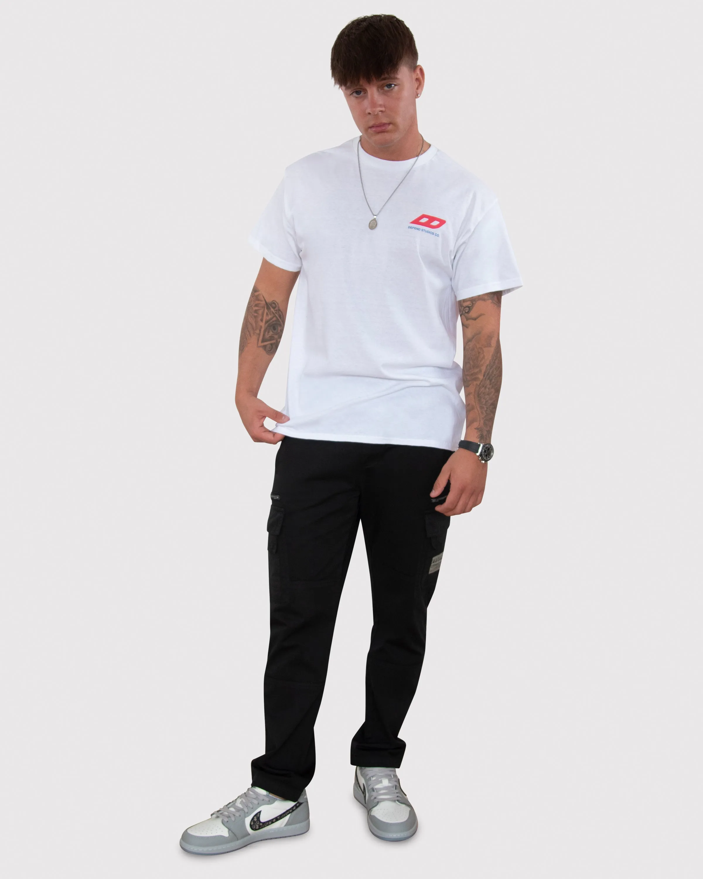 DFND THINGS T-SHIRT - WHITE sold by DFND product image thumbnail 3