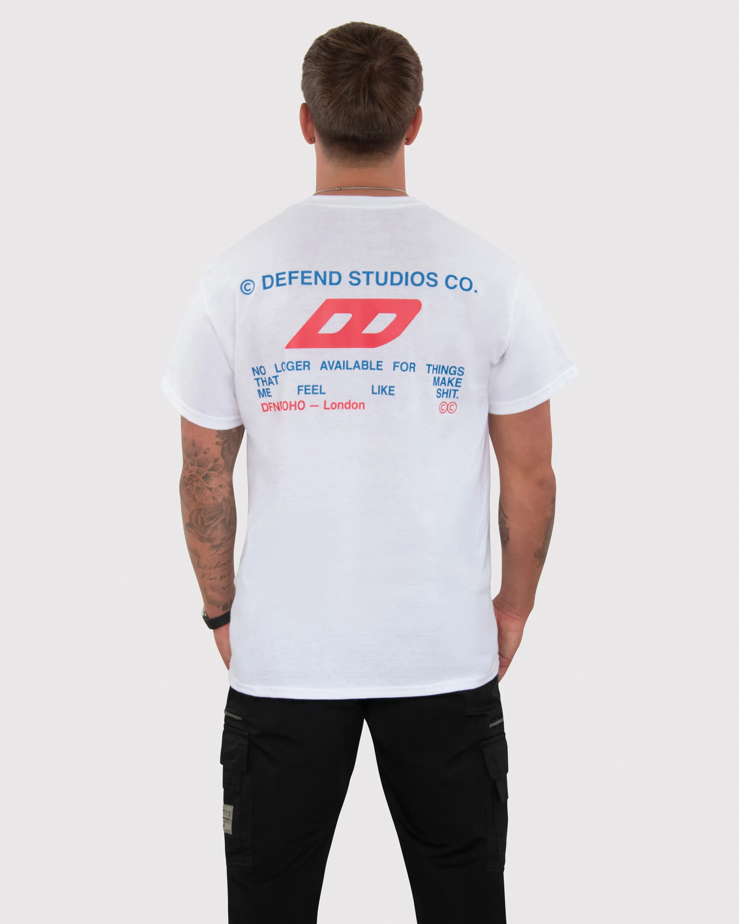 DFND THINGS T-SHIRT - WHITE sold by DFND product image thumbnail 2