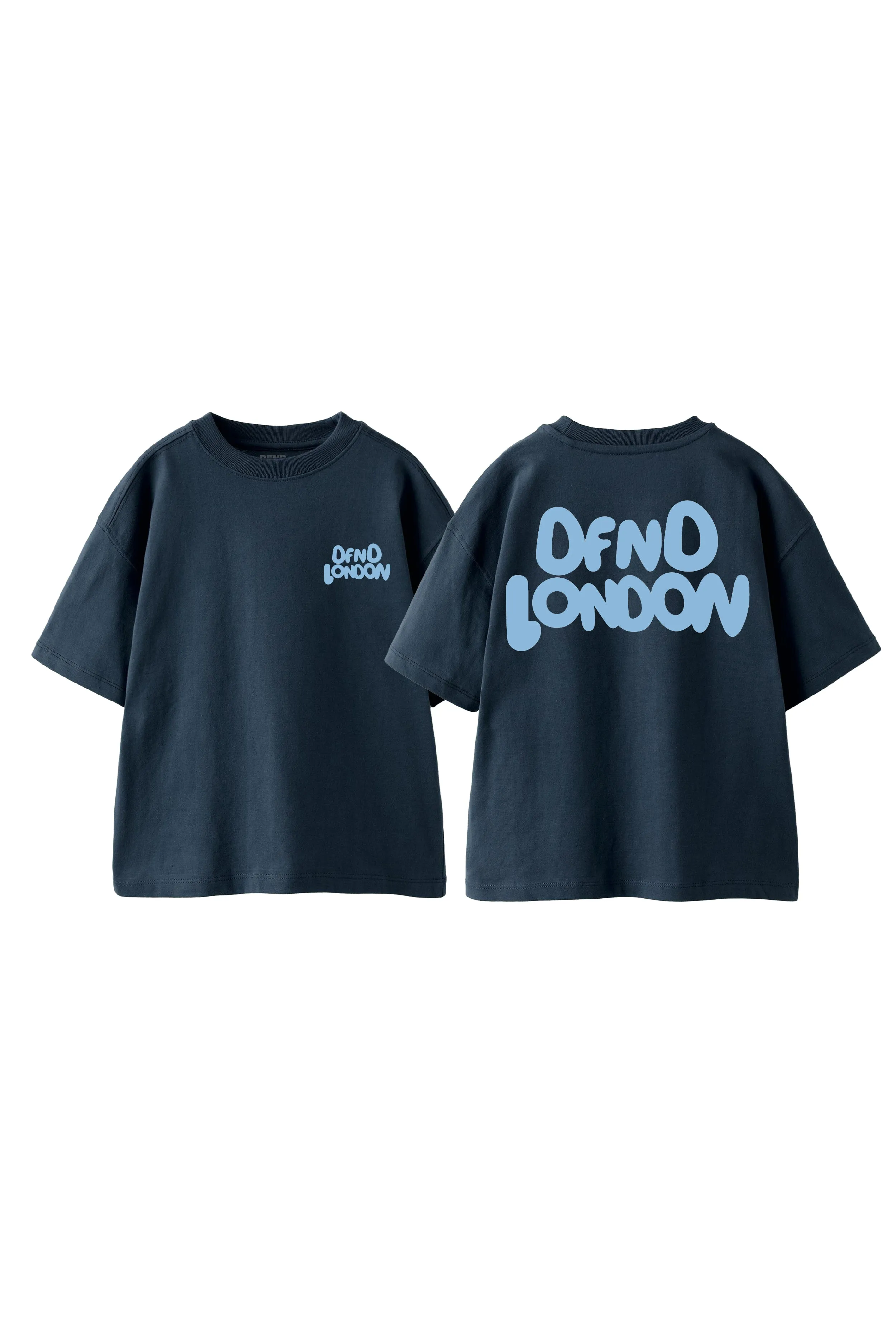 DFND LONDON BUBBLE T-SHIRT - NAVY sold by DFND