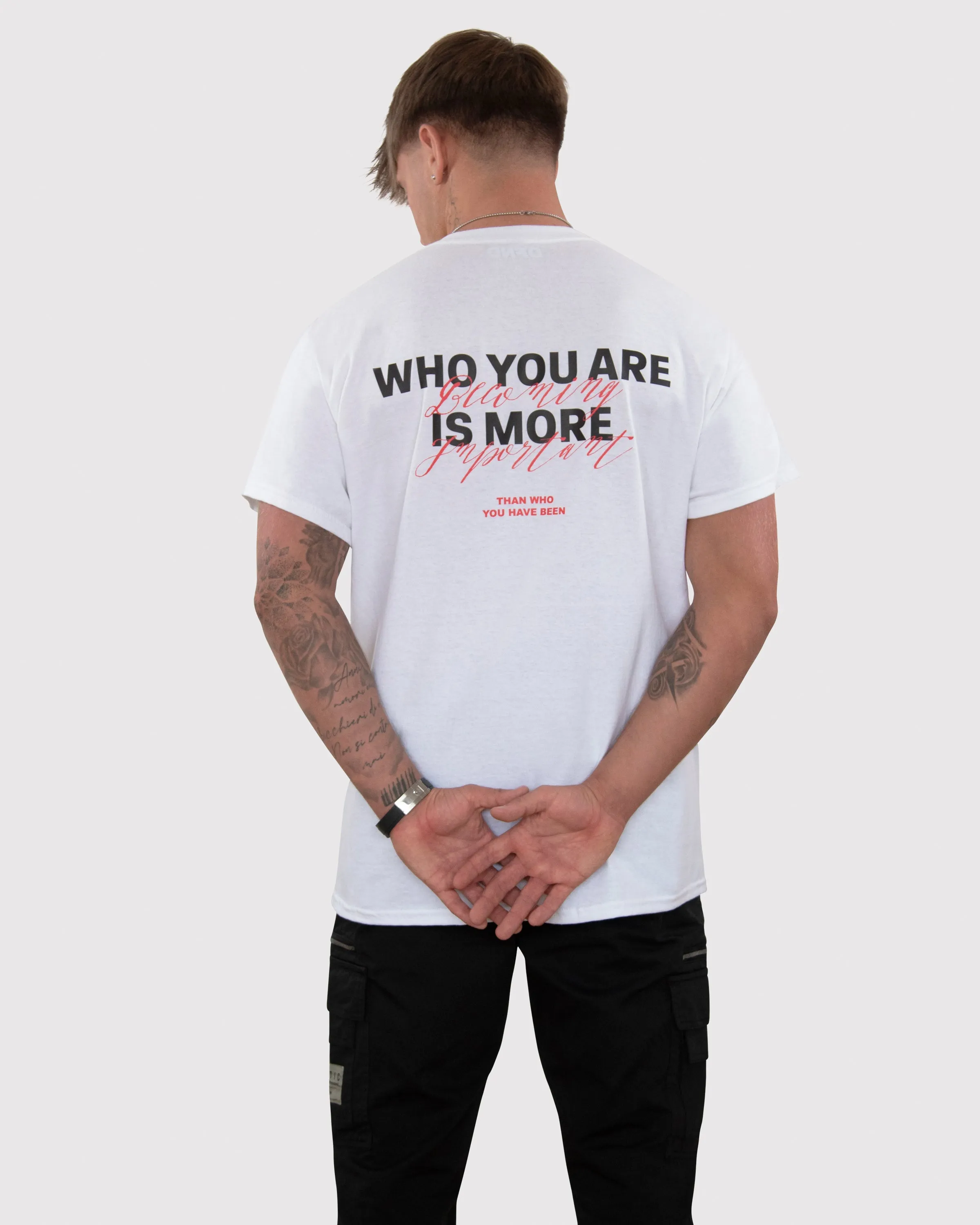 DFND BECOME T-SHIRT - WHITE sold by DFND product image thumbnail 2