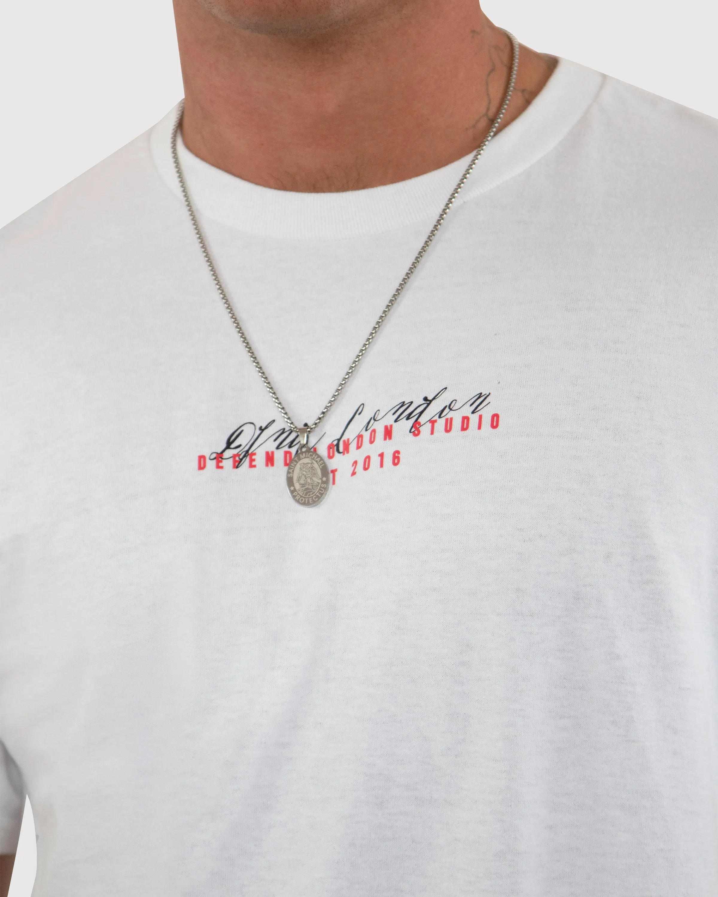 DFND BECOME T-SHIRT - WHITE sold by DFND product image thumbnail 5