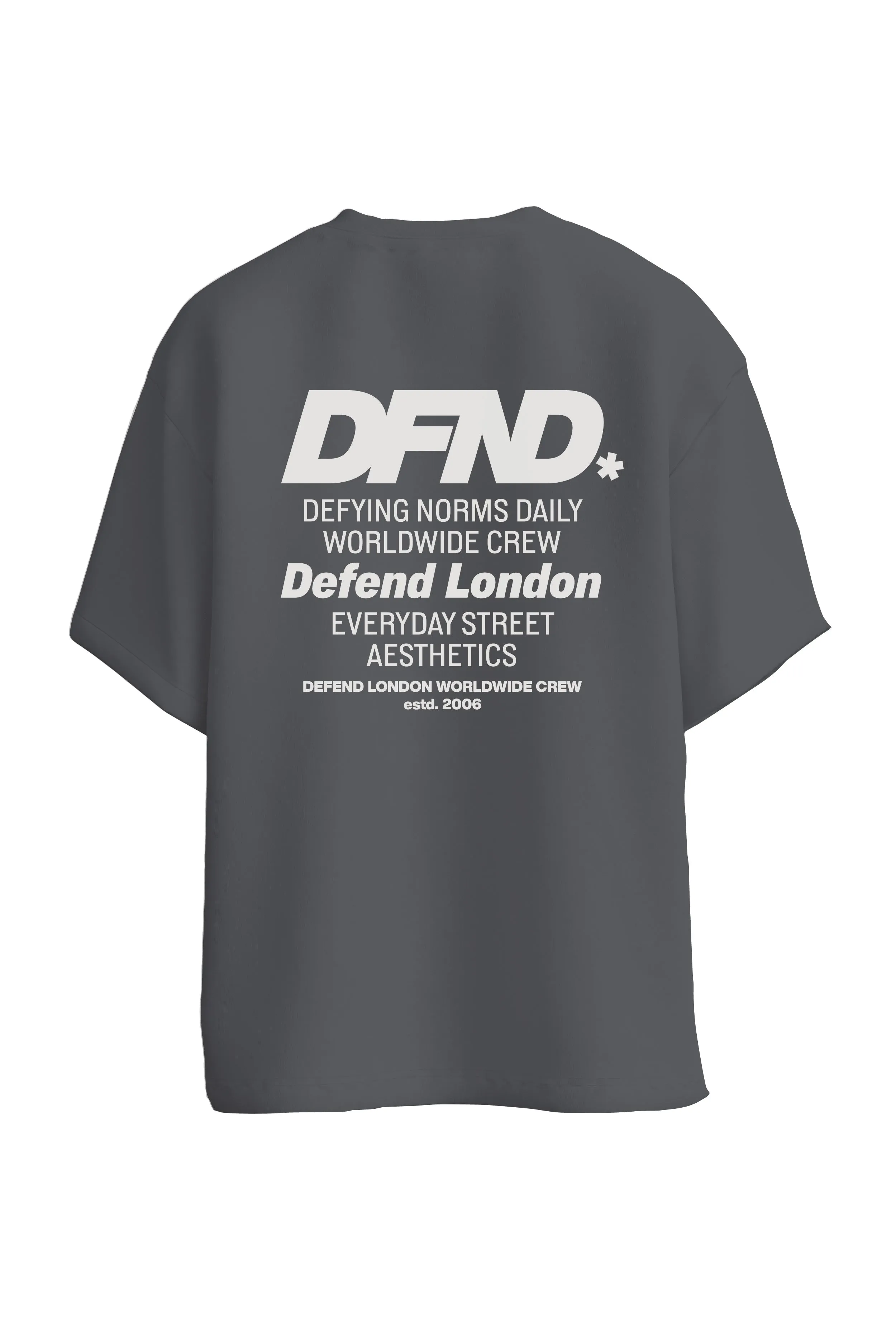 DFND NORMS T-SHIRT - GREY sold by DFND product image thumbnail 3