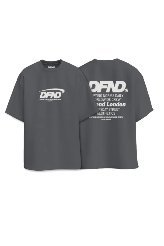 DFND NORMS T-SHIRT - GREY sold by DFND
