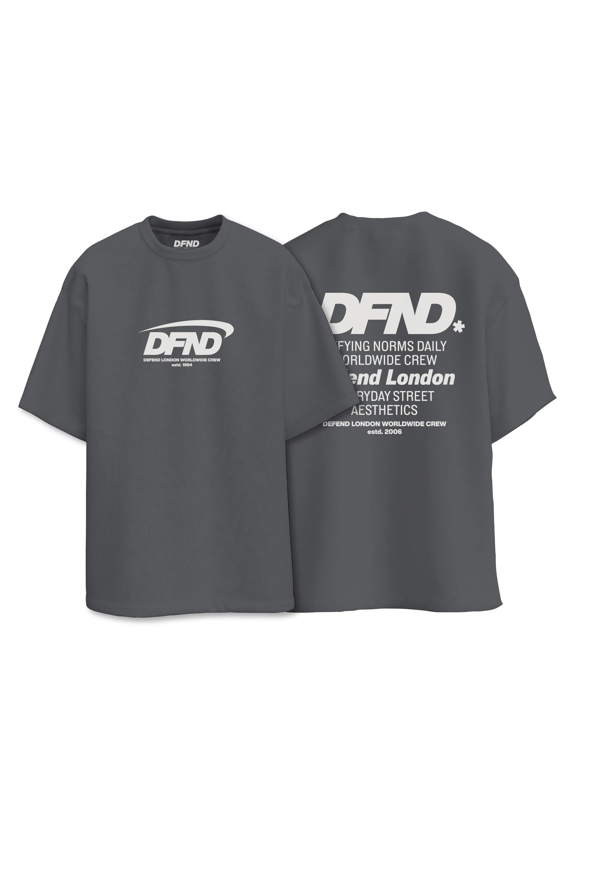 DFND NORMS T-SHIRT - GREY sold by DFND
