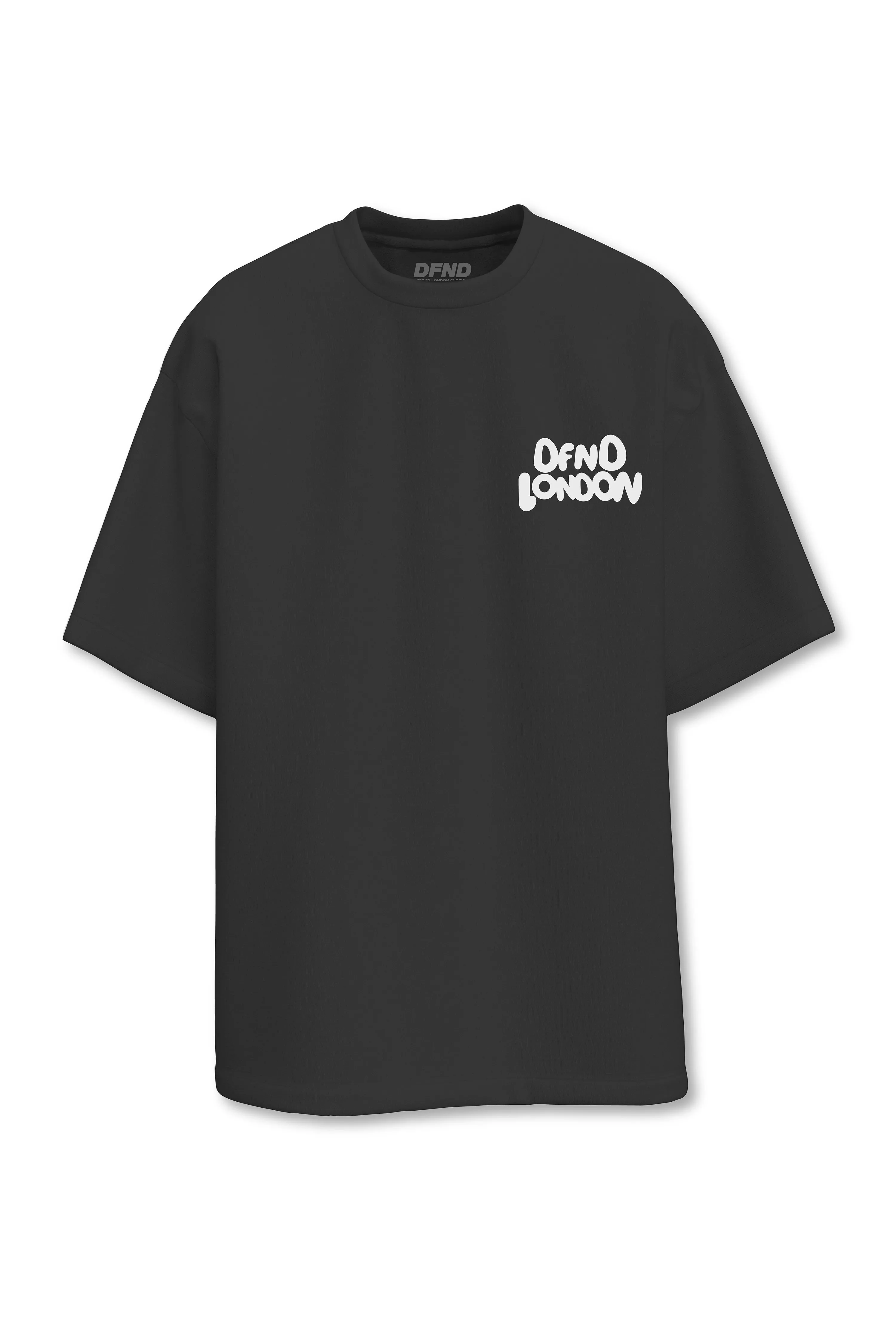 DFND BUBBLE LOGO T-SHIRT - BLACK sold by DFND product image thumbnail 2