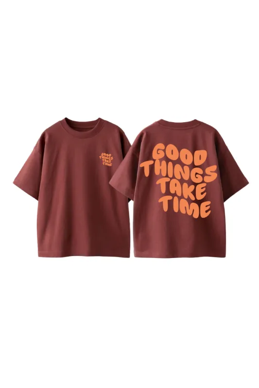 DEFEND GOOD THINGS T-SHIRT - MAROON sold by DFND