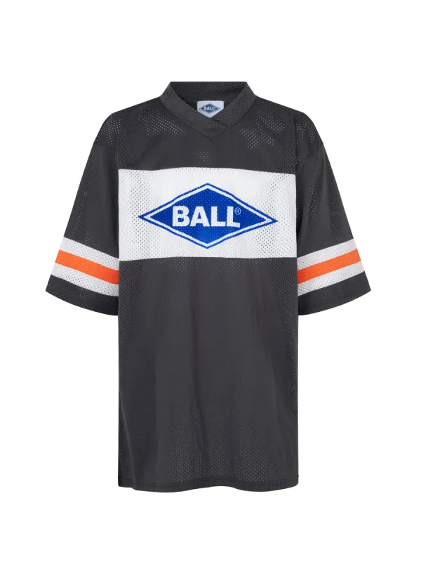 Ball Biggie Black Mesh Tee sold by DFND