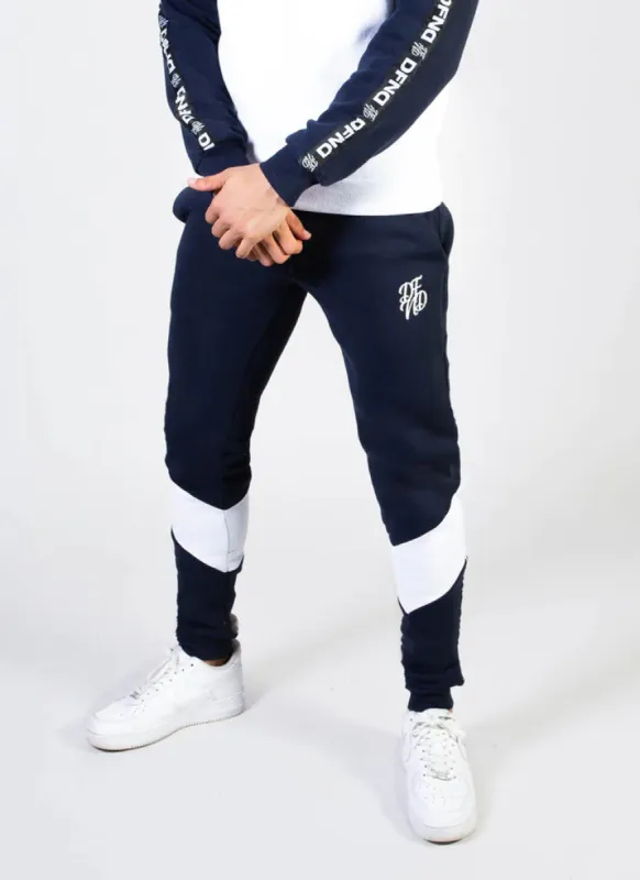 RIGHT ON NAVY/WHITE JOGGER sold by DFND