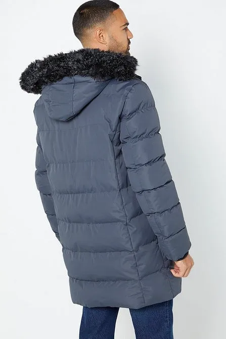 BRIXTON PADDED PARKA - CHARCOAL sold by DFND product image thumbnail 5