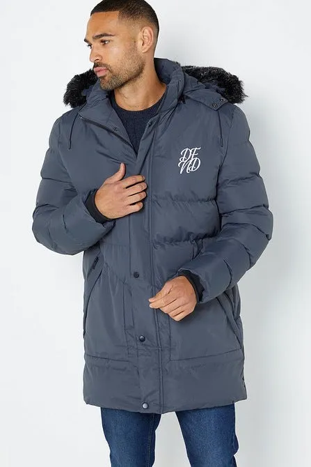 BRIXTON PADDED PARKA - CHARCOAL sold by DFND