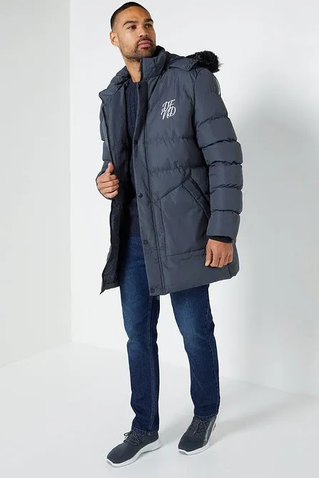 BRIXTON PADDED PARKA - CHARCOAL sold by DFND product image thumbnail 3