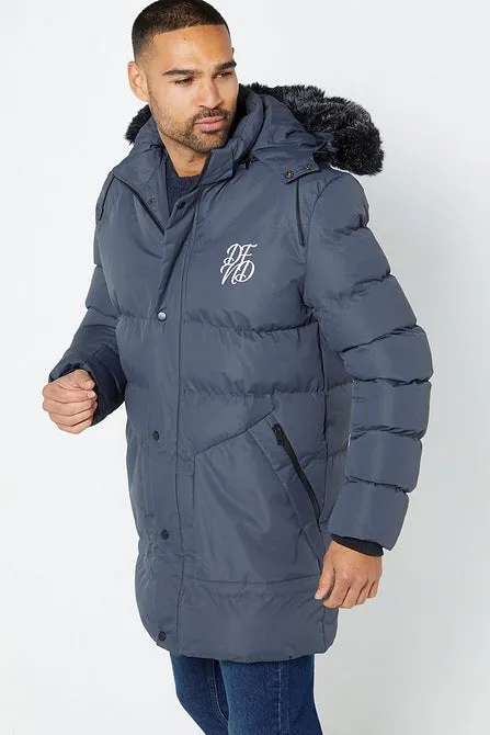 BRIXTON PADDED PARKA - CHARCOAL sold by DFND product image thumbnail 4