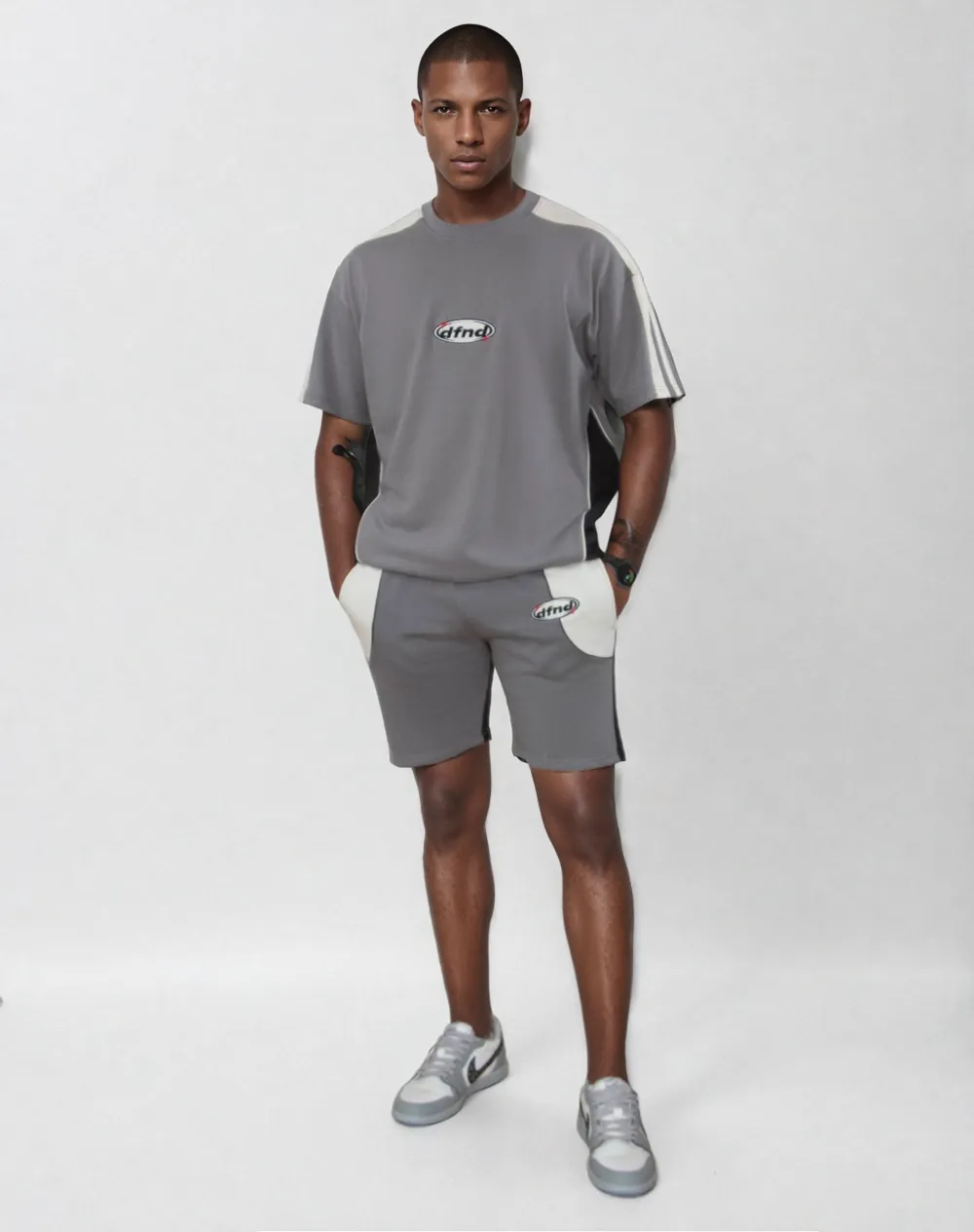 Race T-Shirt - Grey sold by DFND product image thumbnail 4