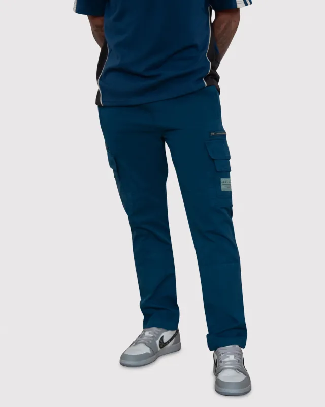 RACE PANELED CARGO - Navy sold by DFND