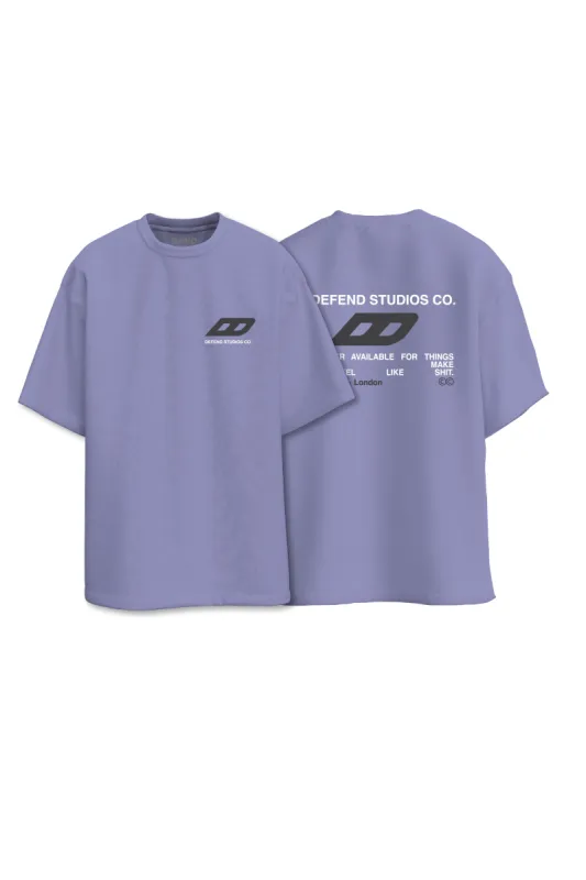 DFND THINGS T-SHIRT - LILAC sold by DFND